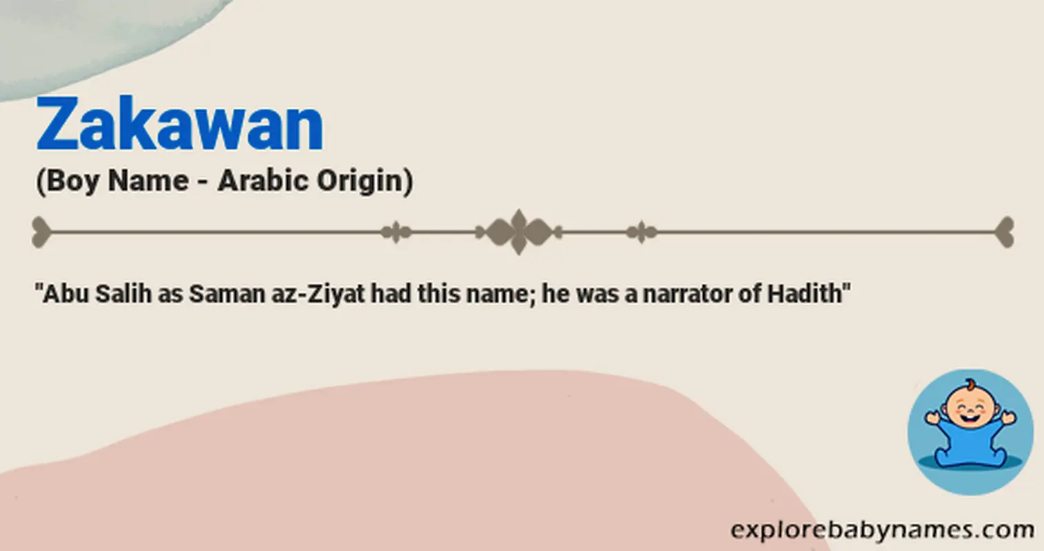 Meaning of Zakawan