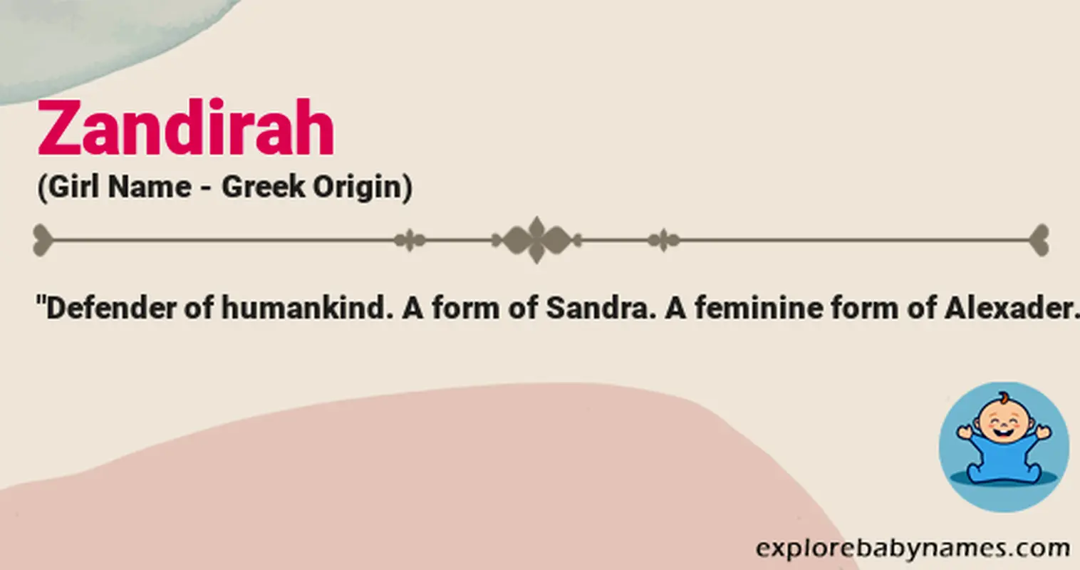 Meaning of Zandirah