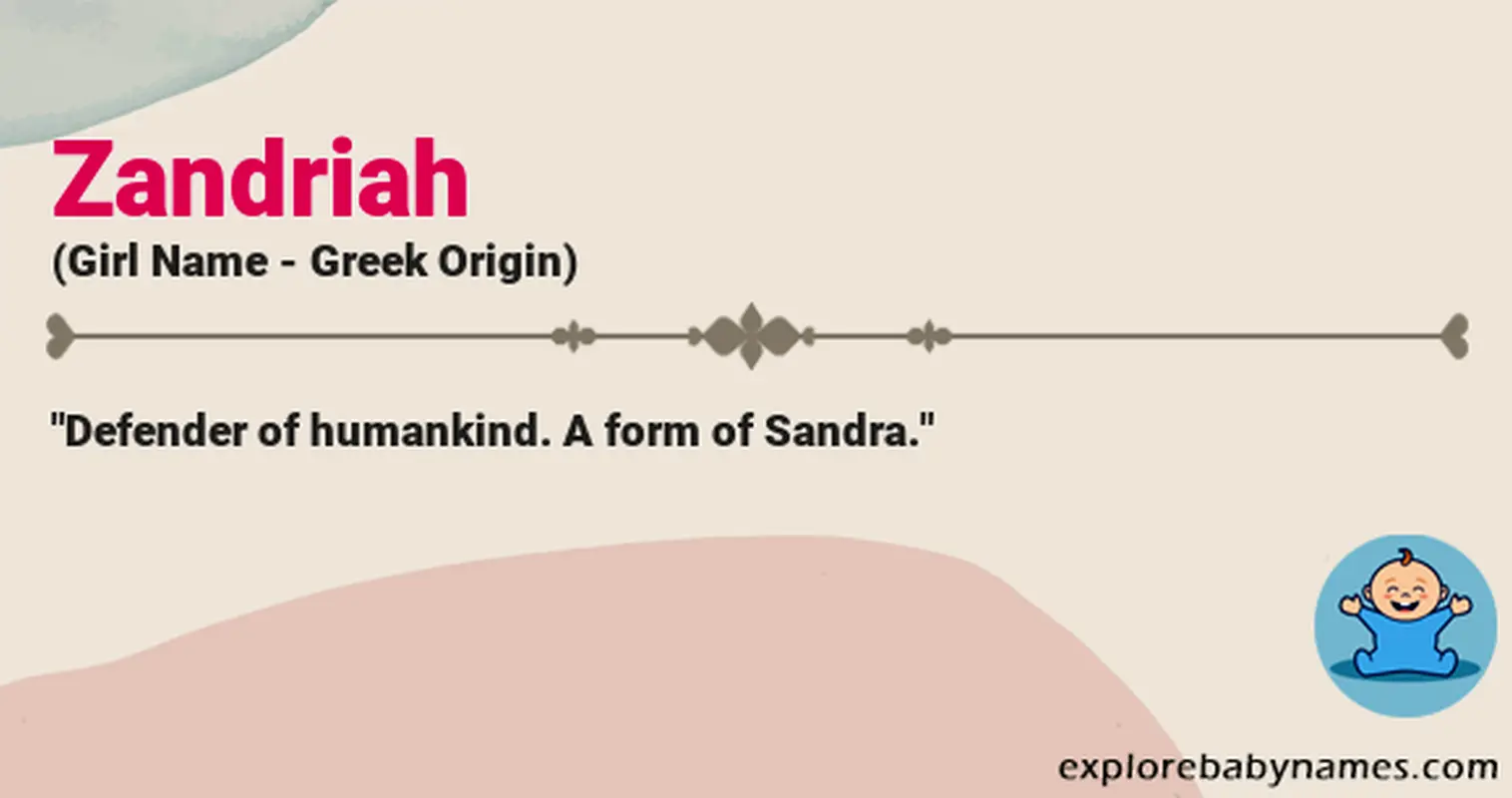 Meaning of Zandriah