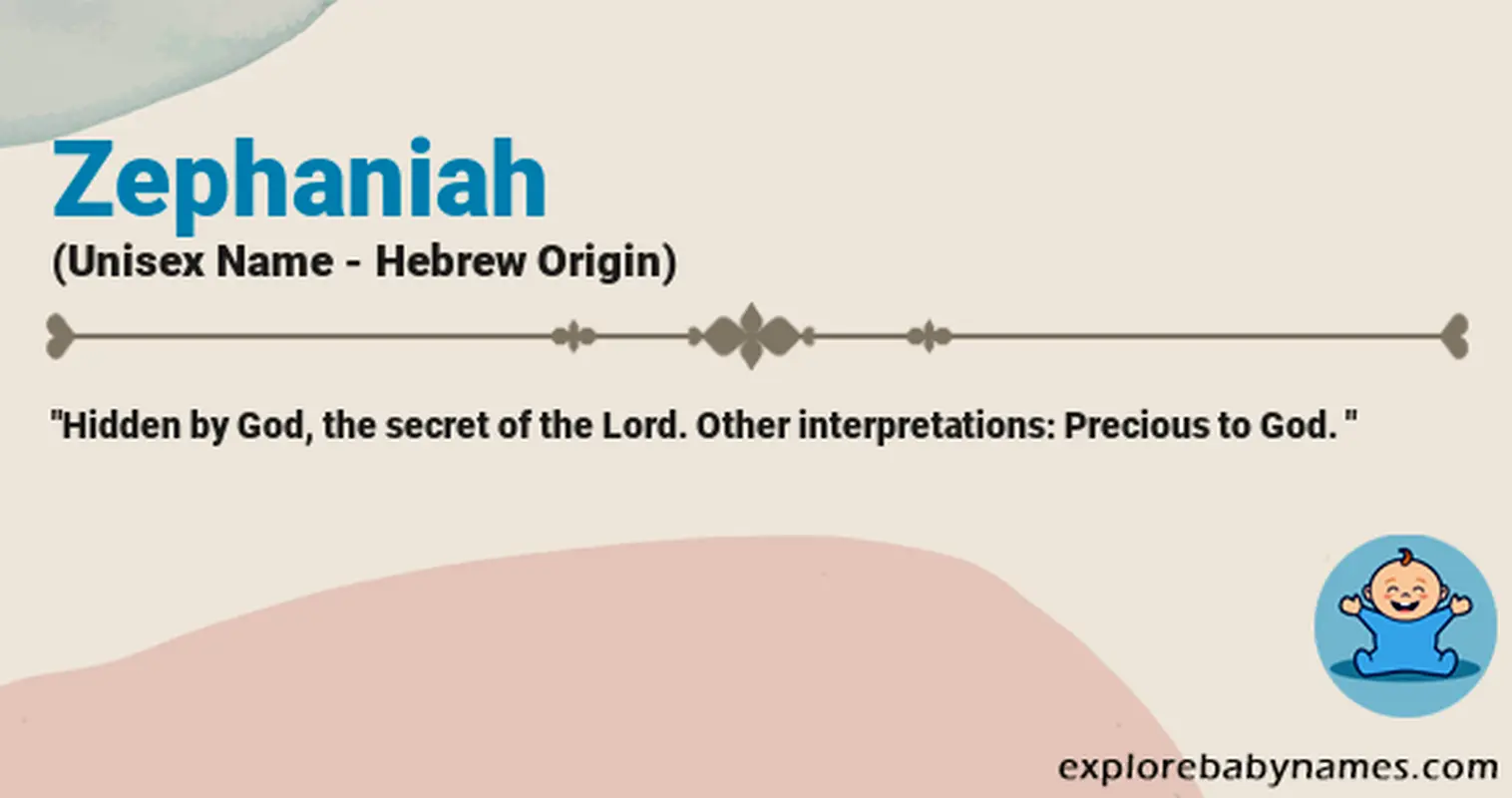 Meaning of Zephaniah
