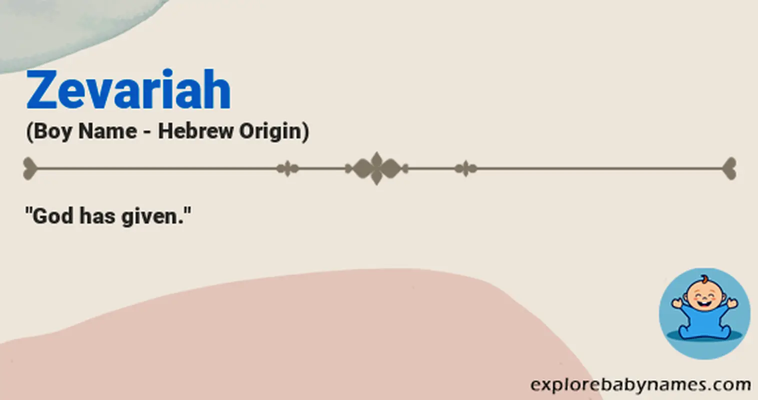 Meaning of Zevariah