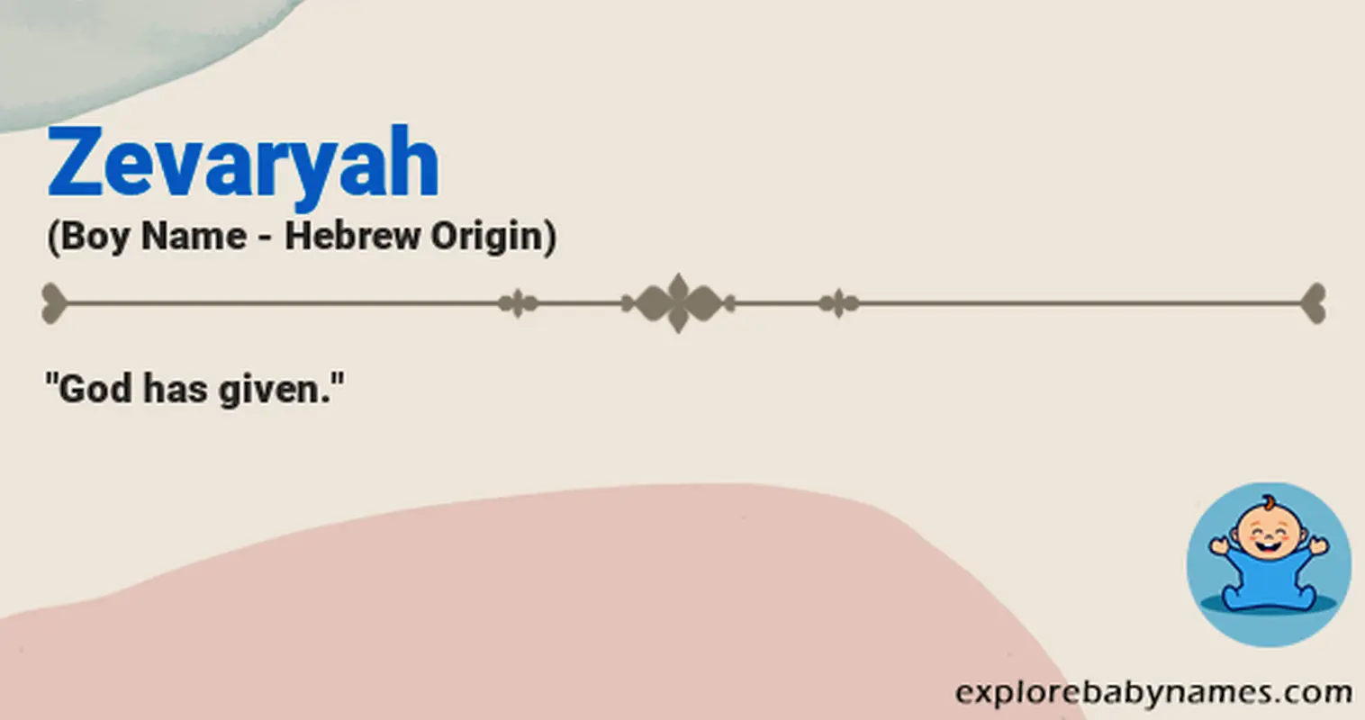 Meaning of Zevaryah