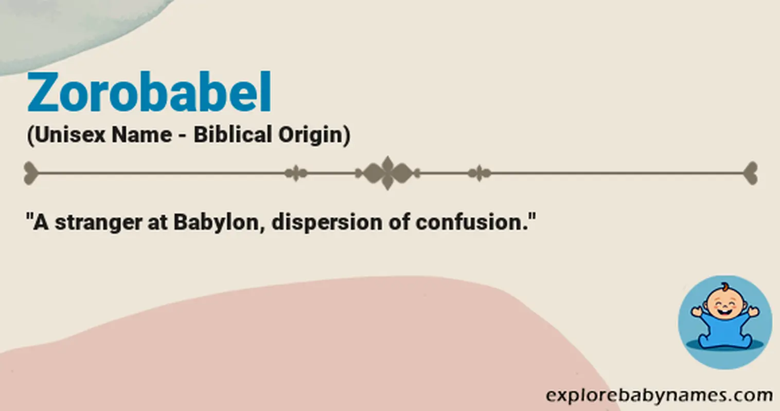Meaning of Zorobabel